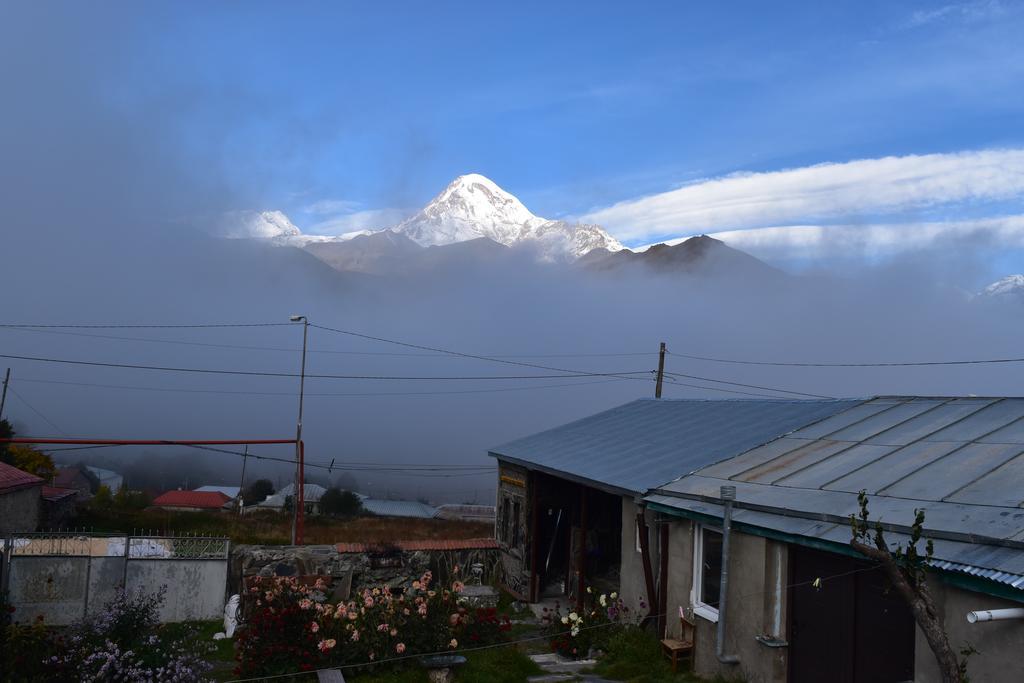Qusha Guesthouse Meeting In The Mountains And Views Казбеги Екстериор снимка